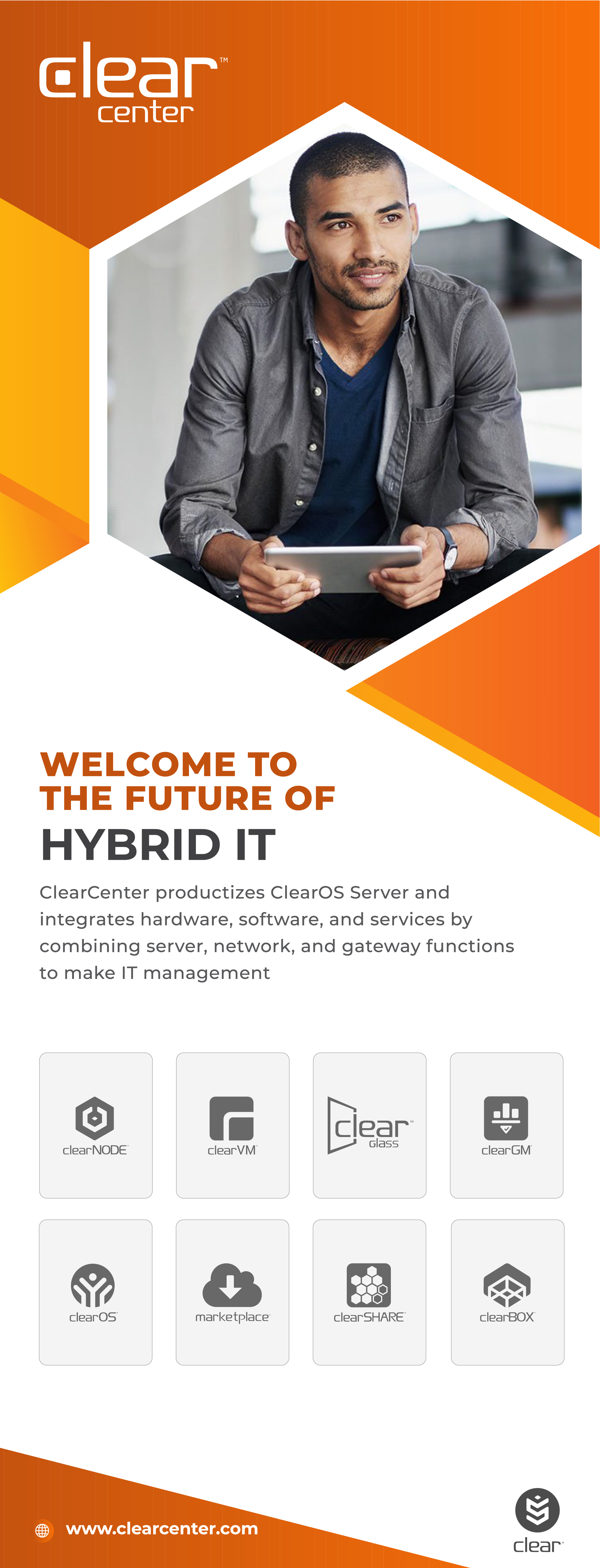 ClearCenter logo finalizing